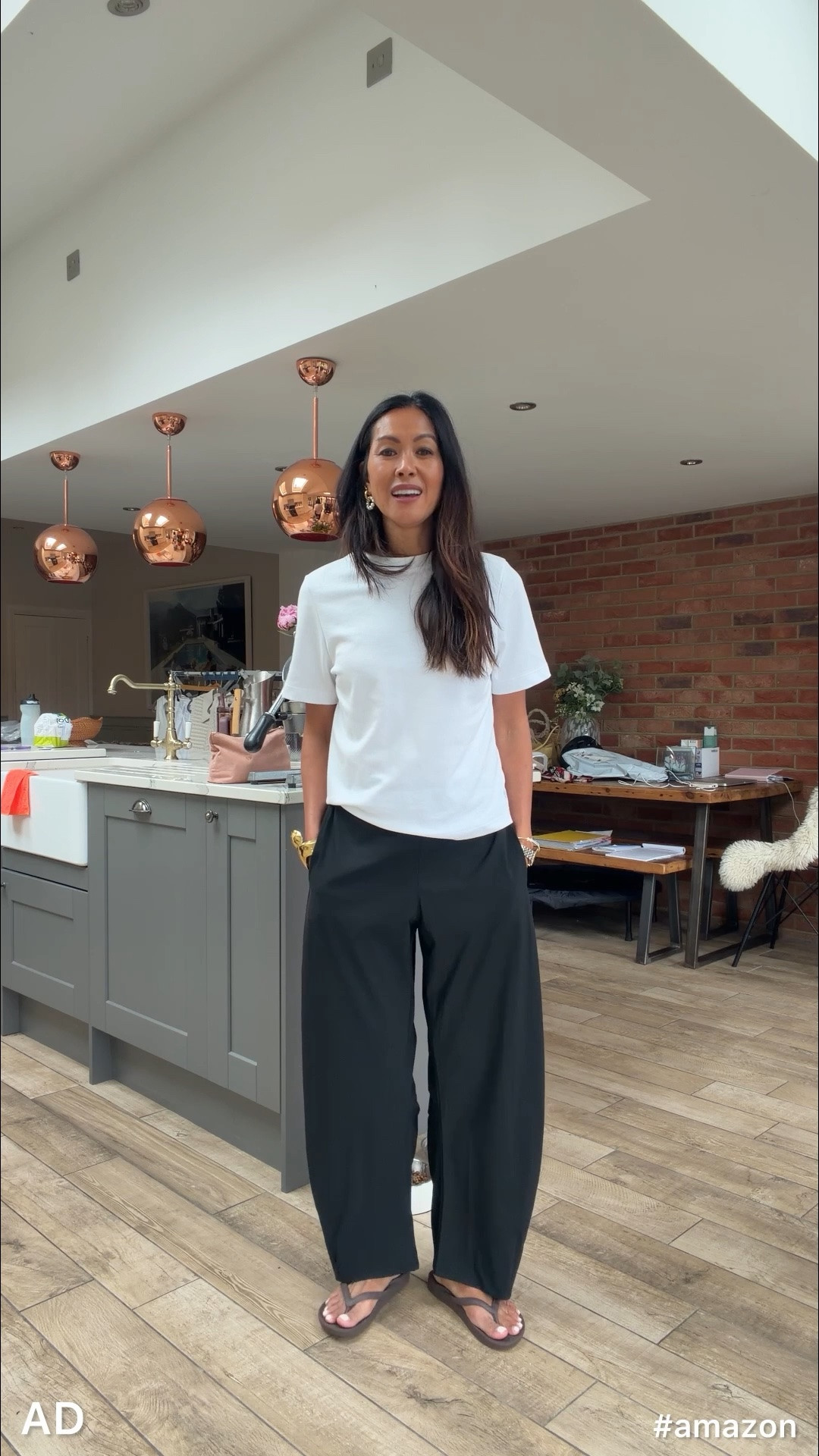 OMG I’m obsessed with these trousers I found on Amazon, the fit is SO good. Super comfy and doesn’t crease so perfect for travelling! 
I wear a medium and they come in 
lots of other tonal colours. 
So easy to style