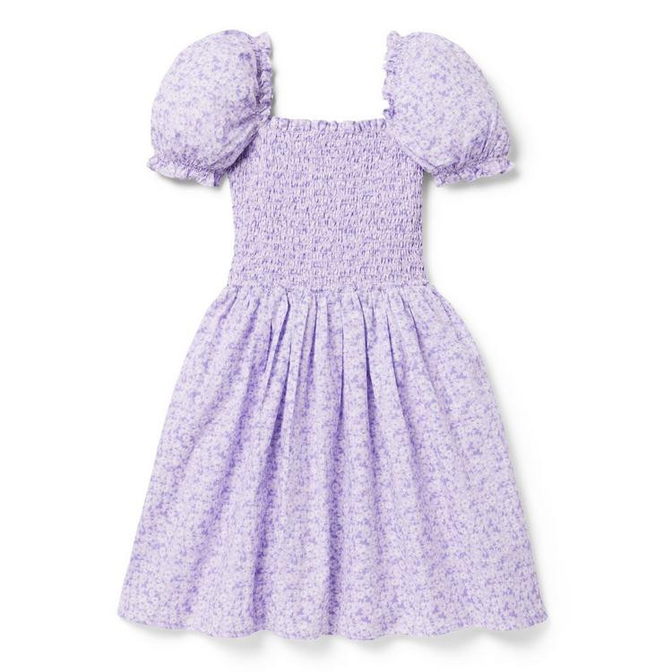 The Grace Floral Smocked Puff Sleeve Dress | Janie and Jack