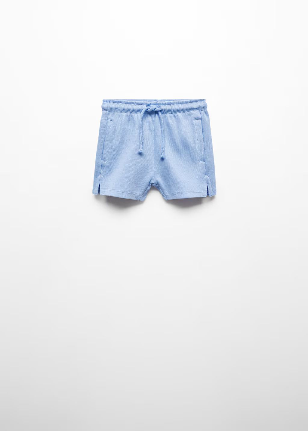 Cotton shorts with elastic waist | MANGO (US)