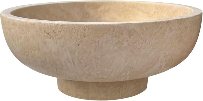Modern Fruit Bowl for Kitchen Counters - Large Decorative Bowl for Home Decor- Key Bowl for Entry... | Amazon (US)