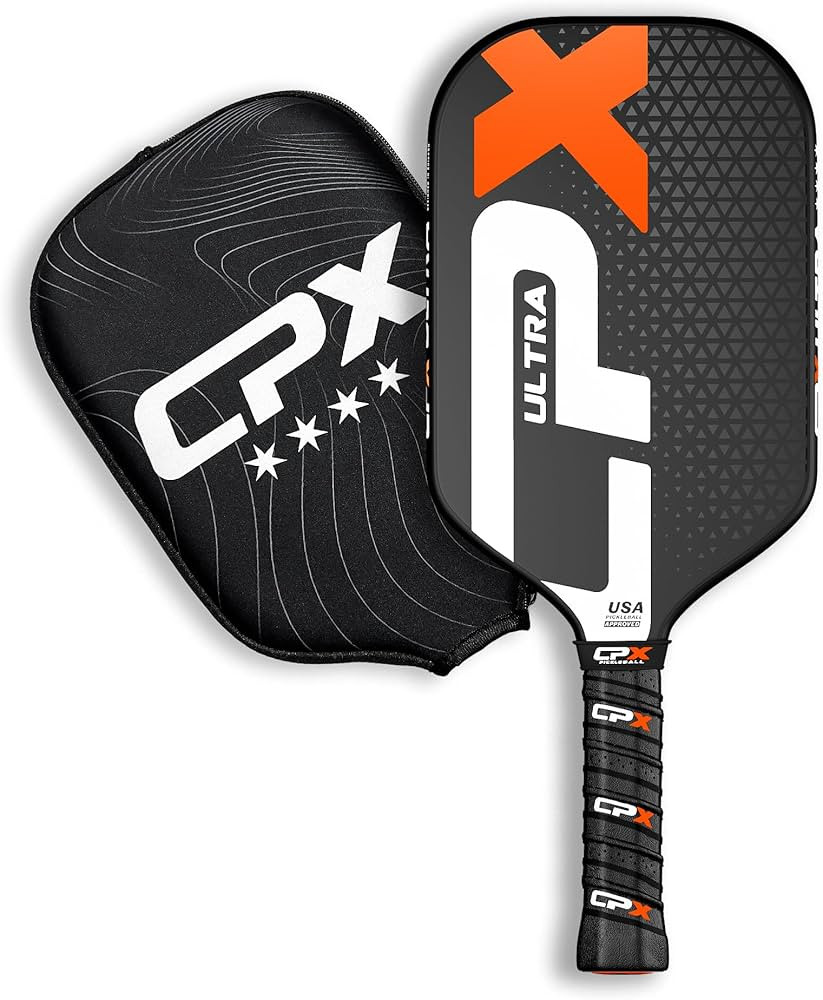 CPX Ultra Series Fiber-Reinforced Friction Surface Pickleball Paddle - 16mm Polypropylene Honeyco... | Amazon (US)