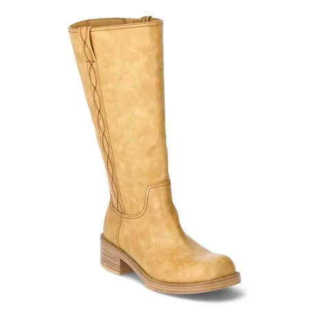 No Boundaries Women's Tall Riding Boot, Wide Width Available | Walmart (US)
