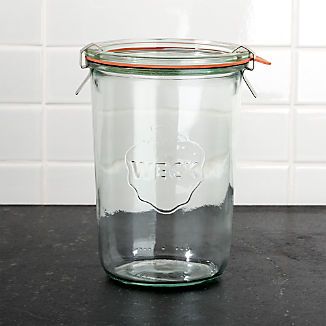 Weck 26-Oz. Canning Jar + Reviews | Crate & Barrel | Crate & Barrel