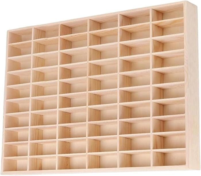 Wooden Diecast Car Display Rack 1:64 Solid Diecast Car Model Storage Box | Amazon (UK)