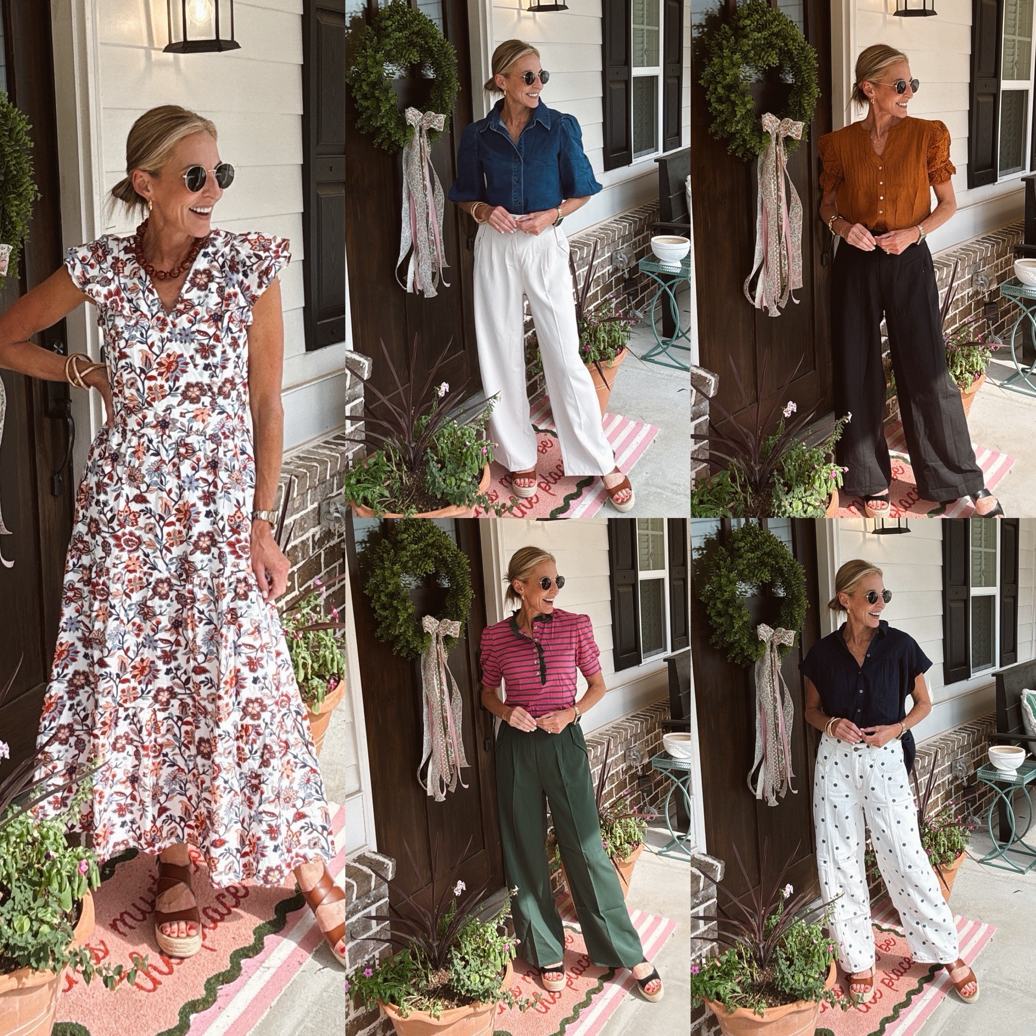 The perfect pants and workweek lineup. These are all comfortable, and super easy to style for the office, the classroom, or wherever the day takes you. Comment WEEK and I’ll send you all the links.


You can dress these pieces up with a cute tops blouse or keep it casual with your favorite graphic tee. (Don’t sleep on that denim top… so cute!!) 

teacher outfits, workwear, office style, classroom fashion, Amazon fashion, affordable work outfits, business casual, teacher style, fall workwear, work capsule wardrobe, comfortable outfits, trendy work clothes, wide leg pants, Amazon finds, office outfit inspiration.