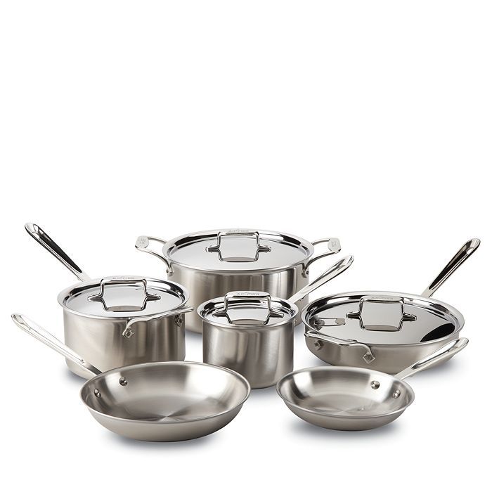d5 Stainless Brushed 10-Piece Cookware Set | Bloomingdale's (US)