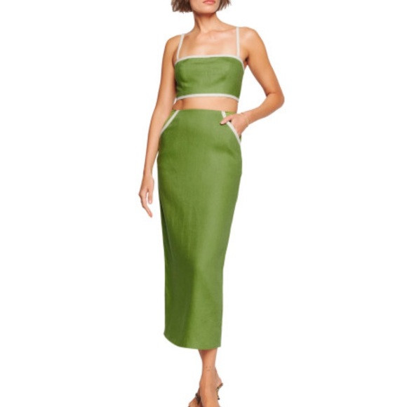 NWOT Reformation Elena Linen Two Piece Set | Poshmark