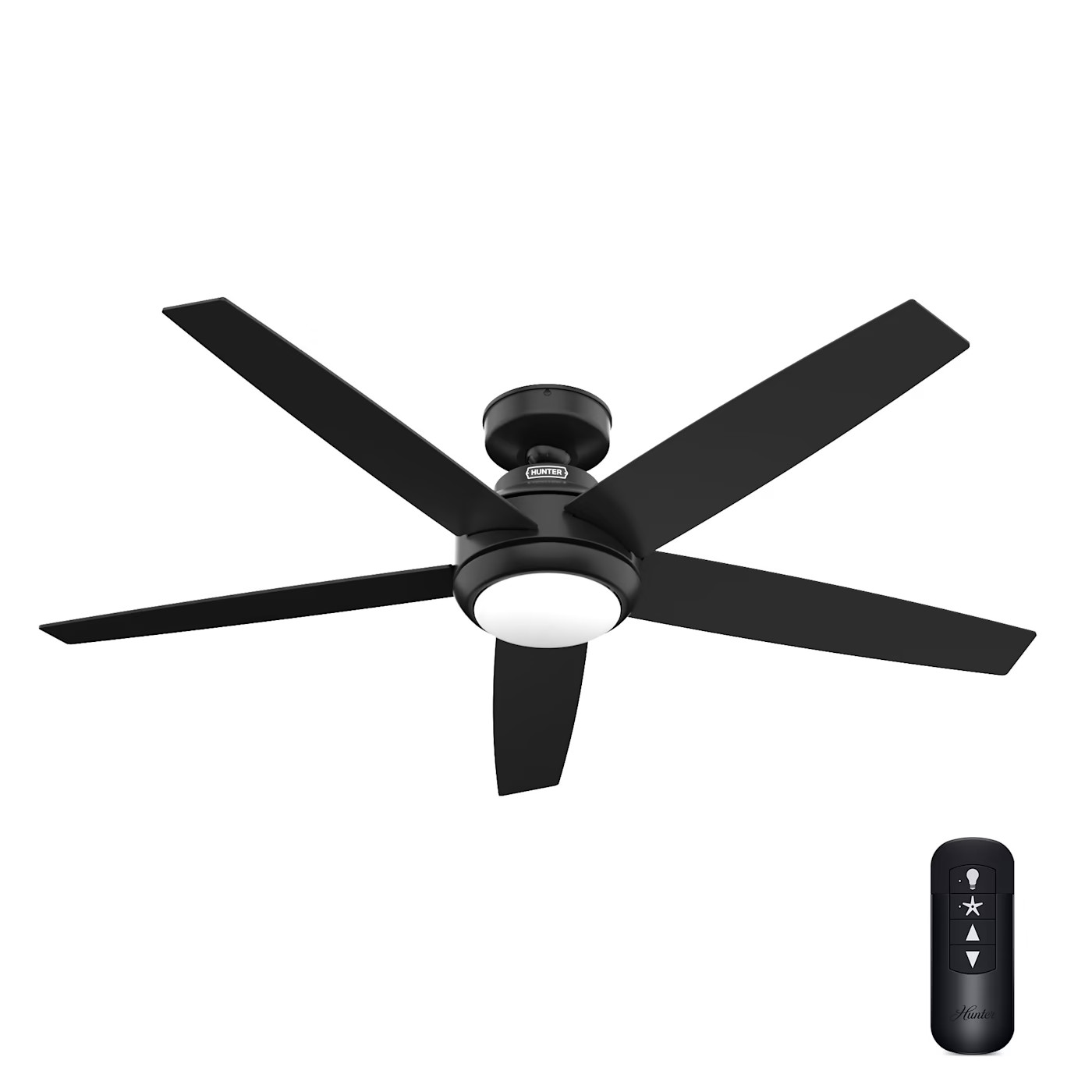 Zayden with LED Light - 52 inch Ceiling Fan | Hunter Fan Company