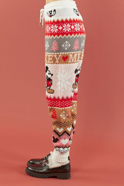 Disney Mickey Mouse Sweater-Knit Joggers | Forever 21 | Forever 21 (US)