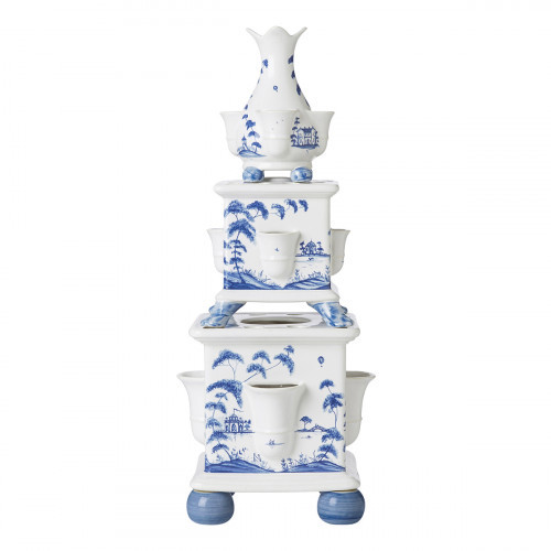 Juliska Country Estate Tulipiere Tower Set of 3 Pc - Delft Blue | Gracious Style