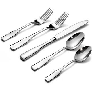 20-Piece Silverware Set Stainless Steel Flatware Set (Service for 4) | The Home Depot
