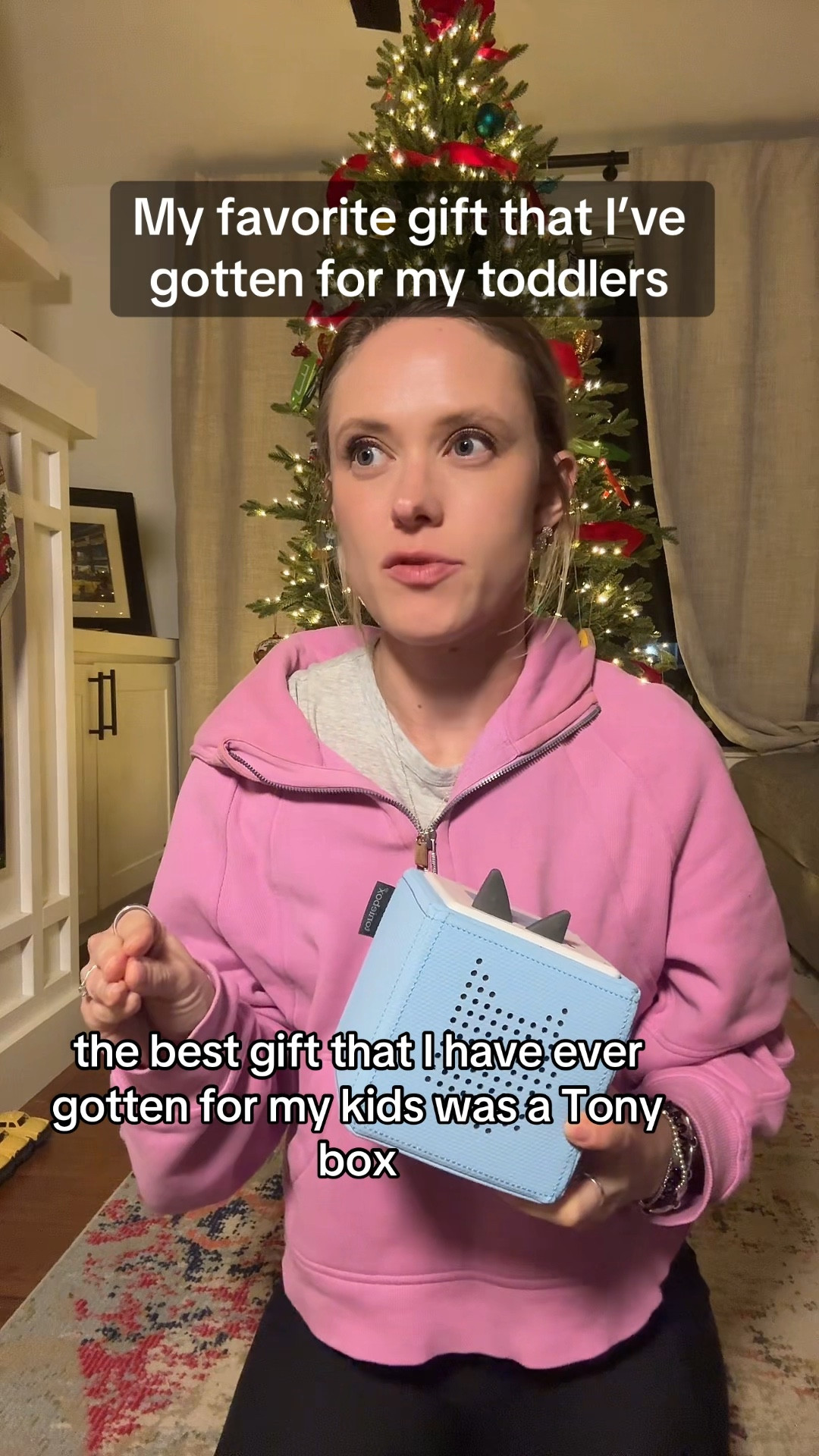 We love our Tonie box and my kids play with it every day. It’s the perfect ‘big’ present for Christmas and you can collab with the rest of the family to supplement with additional tonies! I picked this over the other audio player because they double as action figures for us.

I’ve also linked some of our favorite tonies!

#LTKKids #LTKGiftGuide #LTKCyberWeek