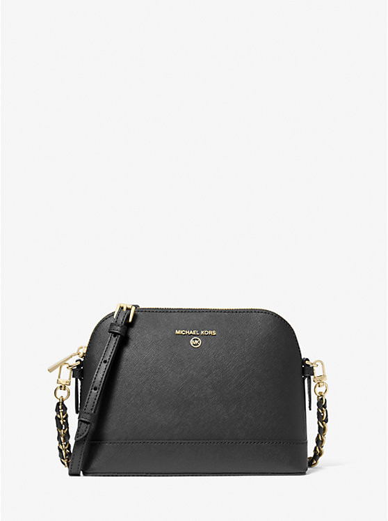 Large Saffiano Leather Dome Crossbody Bag | Michael Kors US