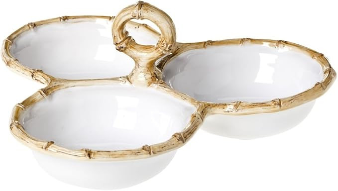 Juliska Bamboo Natural Cocktail Triple Server | Amazon (US)