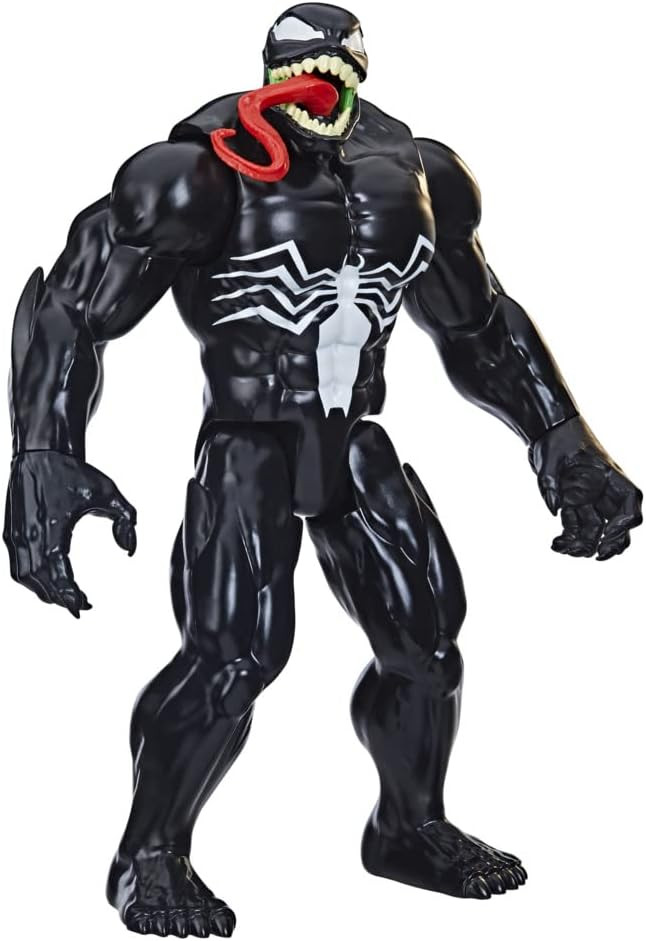 Marvel Titan Hero Series Deluxe Venom Toy 12-Inch-Scale Collectible Action Figure, Kids Ages 4 an... | Amazon (US)