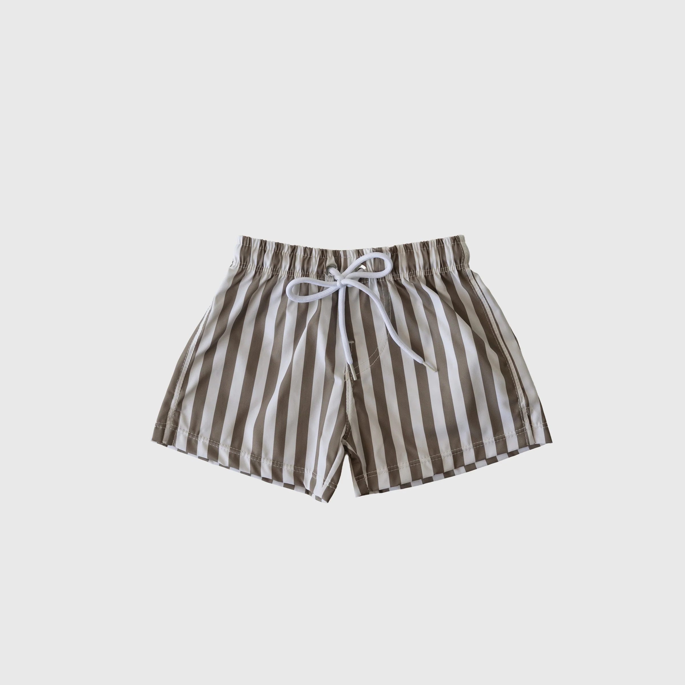 Child Board Short | Olive Stripe | Forever French