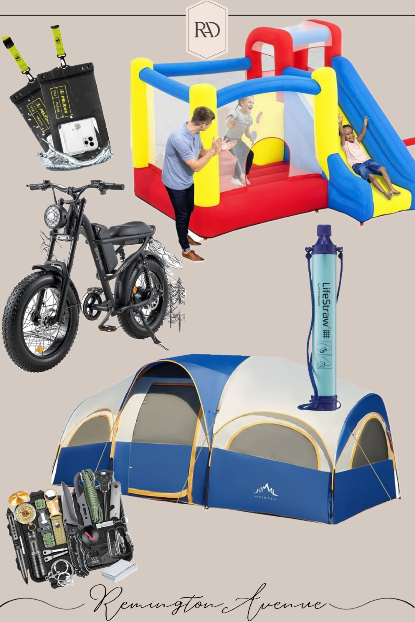 A few Amazon prime days finds for some outdoor fun!
Inflatable bounce house slide combo for the backyard, 8 person camping tent, life straw water purifier, 2 pack floating waterproof phone pouch, Riding times mountain motorcycle style e-bike, 19 in 1 outdoor survival kit, backyard golf practice net, supergoop 50spf sunscreen family size, inflatable paddle board 

#LTKKids #LTKSaleAlert #LTKActive