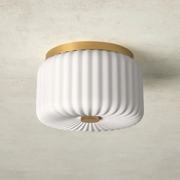 Willa 2-Light 10" Flush Mount | Wayfair Professional