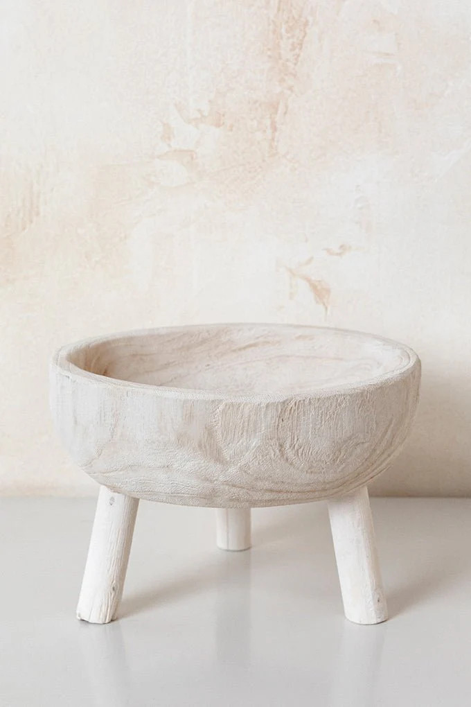Coastal Living Wood Bowl | Cura Home