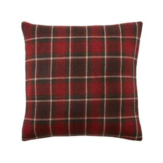 Home Decorators Collection Red Plaid 18 in. x 18 in. Square Decorative Throw Pillow S00161031598 ... | The Home Depot