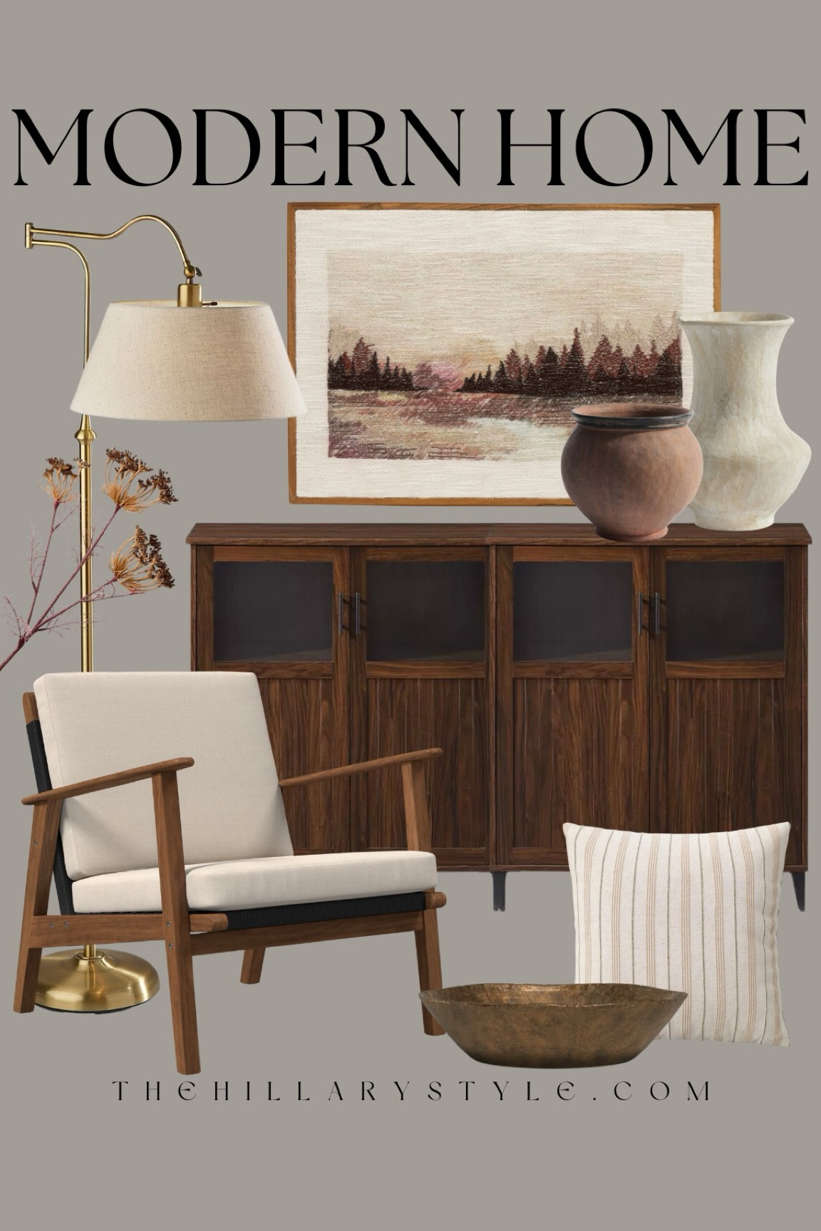 Modern Home: Neutral home
Decor and furniture finds for a fall refresh of the modern organic home. Wood console cabinet, accent chair, floor lamp, fall frames landscape art, accent pillow, gold bowl, ceramic vase. Target, west elm, Pottery Barn, World Market, Birch Lane.

#LTKStyleTip #LTKHome #LTKSeasonal