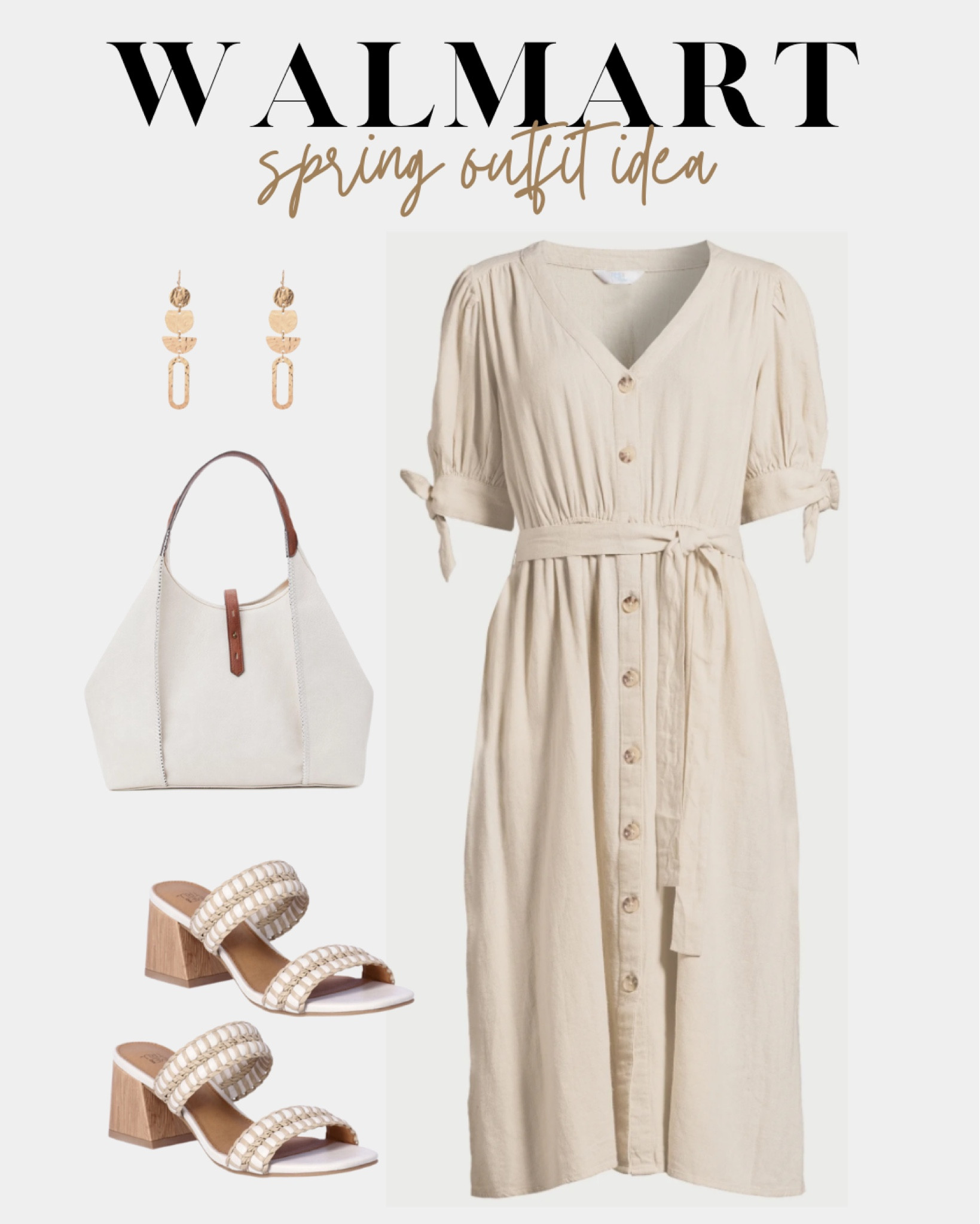 Walmart spring outfit idea. How pretty is this linen blend dress! 🥰 only $25 and comes in green and black as well 





Walmart. Walmart fashion. Walmart style. Walmart outfit idea. Walmart outfit inspo. Spring dress. Midi dress. Spring fashion. Spring style. Woven double hand sandals. Time and tru. New arrivals. Outfit inspo. Outfit idea. 

#LTKfindsunder50 #LTKstyletip #LTKfindsunder100