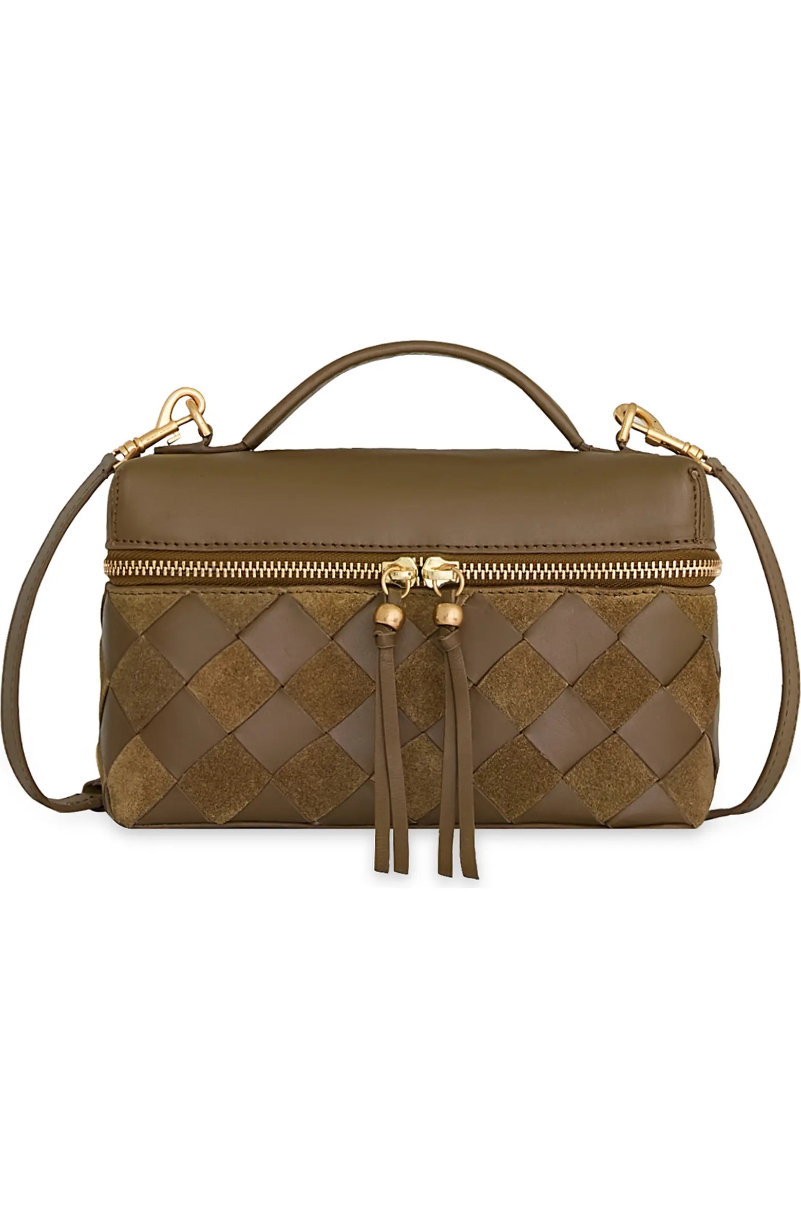 Frankie Leather Train Case | Nordstrom