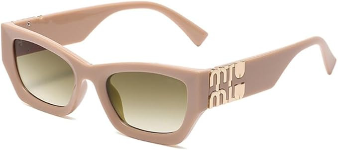 Sunglasses Retro Glasses Women Vintage Travel Small Rectangle Sun Glasses Female Eyewear | Amazon (US)