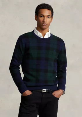 Polo Ralph Lauren Men's Plaid Washable Wool Sweater | Belk