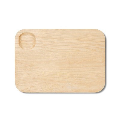 Caraway Home Small Cutting Board: Birch, Hand Wash, 1-Year Warranty, 10.43" x 7.4", Brown | Target