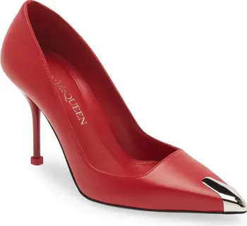 Alexander McQueen Punk Pointed Toe Pump (Women) | Nordstrom | Nordstrom