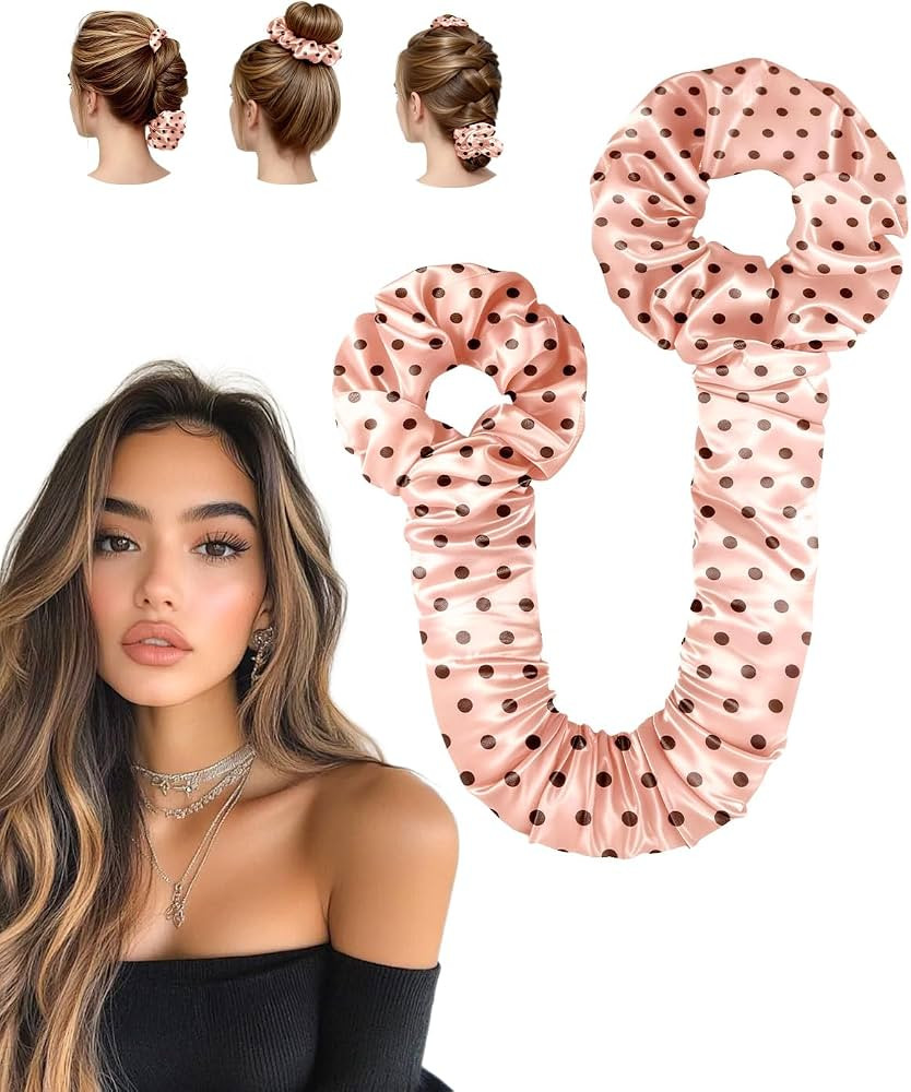 BONNET QUEEN Satin Heatless Hair Curler, Overnight Curls for Long Hair, Ultra Soft Daily Use of H... | Amazon (US)