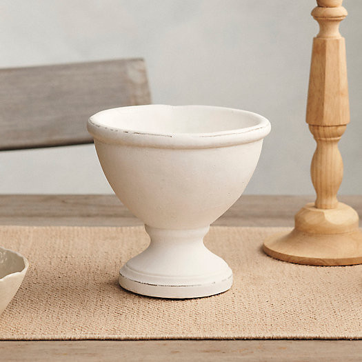 Ceramic Footed Short Urn | Terrain