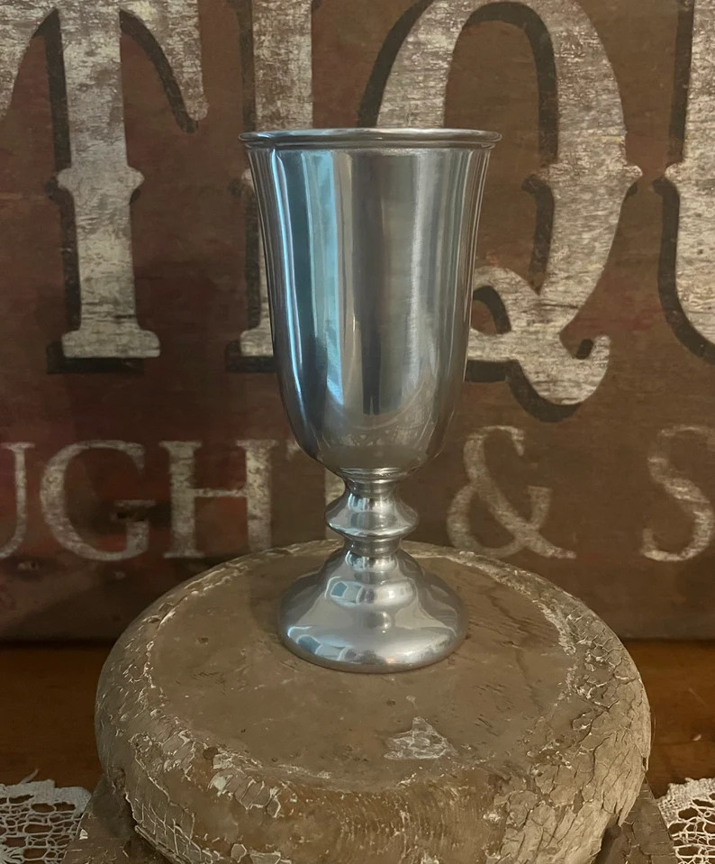 Vintage Pewter Loving Cup, No Handles or Inscription - Etsy | Etsy (US)