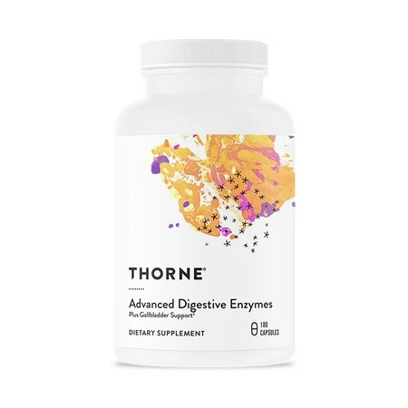 THORNE - Advanced Digestive Enzymes (Formerly Bio-Gest) - Blend of Digestive Enzymes to Aid Digestion* - Gut Health Support with Pepsin, Ox Bile, Pancreatin - 180 Capsules - 90 Servings | Walmart (US)