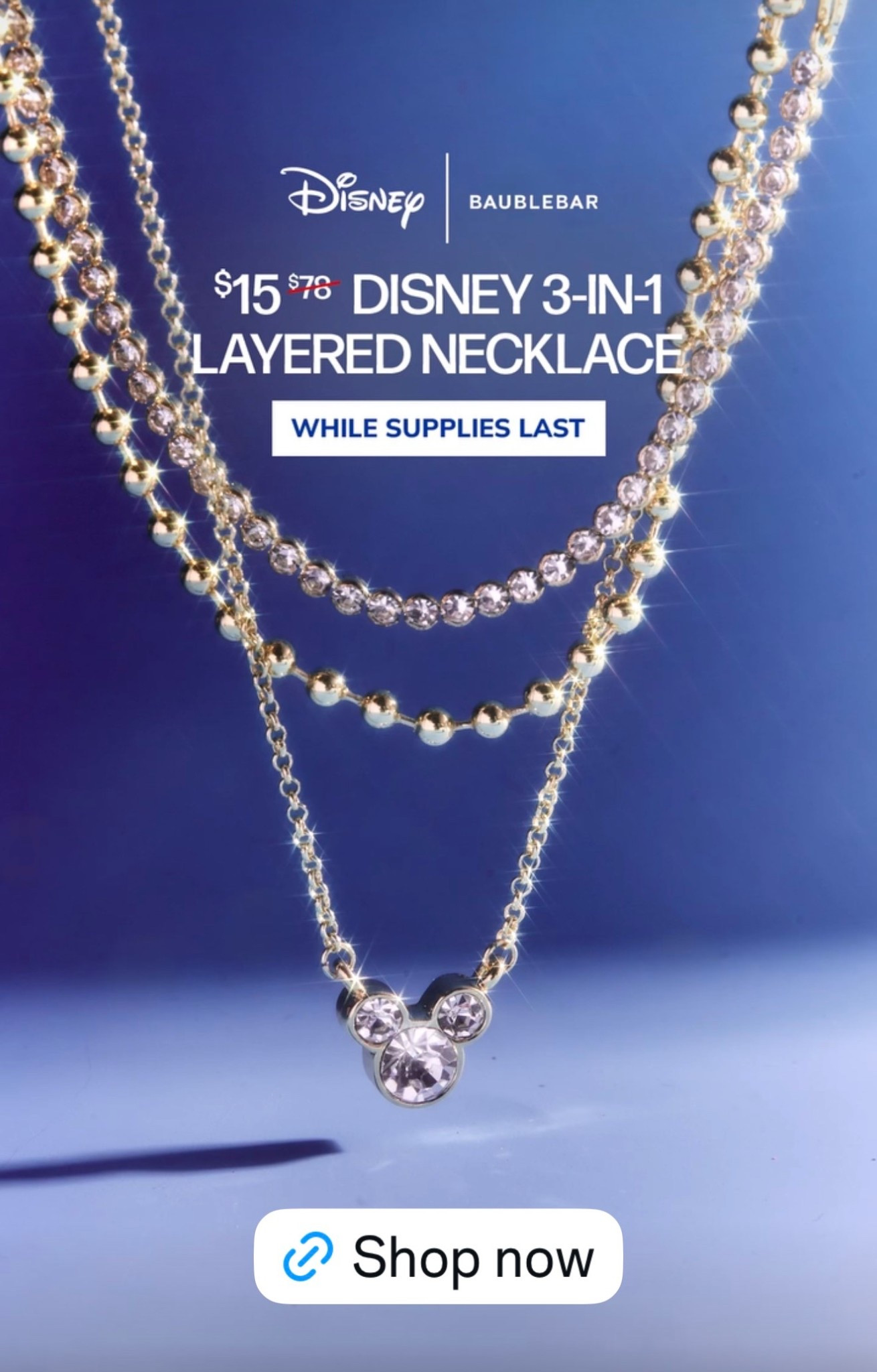 This gorgeous necklace from BaubleBar is still $15! Grab these for all of your Disney loving friends for the holidays! 

#LTKSaleAlert #LTKFindsUnder50 #LTKHoliday