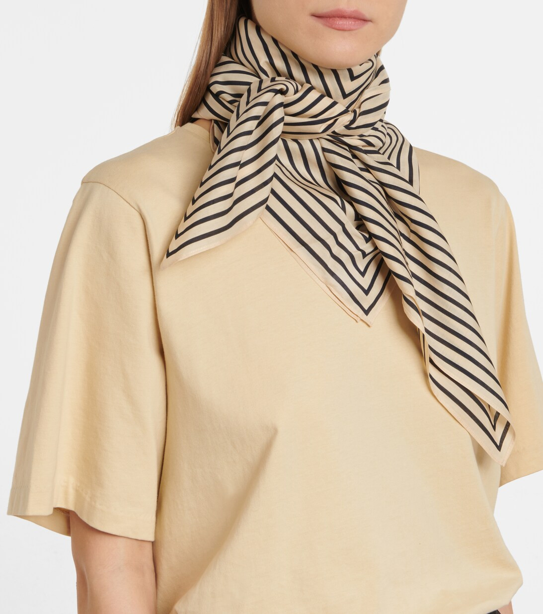 Logo silk scarf | Mytheresa (US/CA)