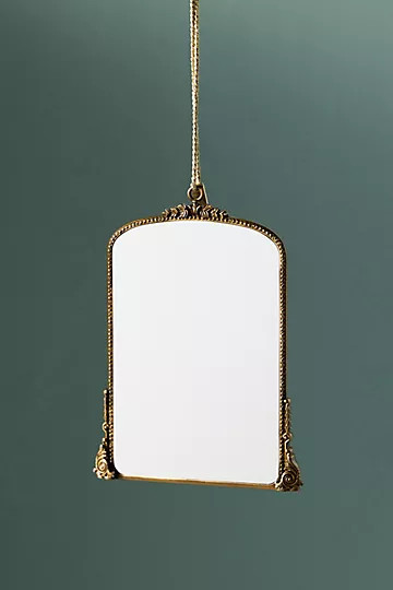 Gleaming Primrose Mirror Ornament | Anthropologie (US)