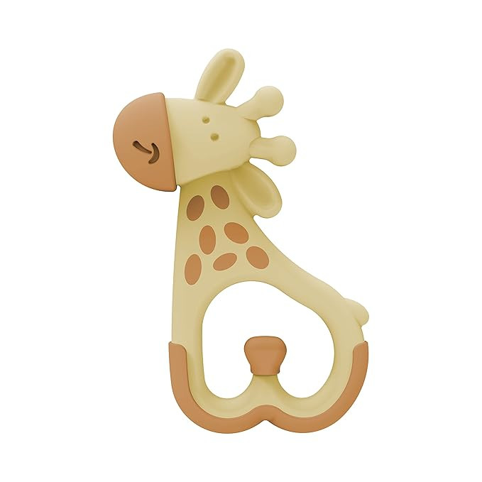 Dr. Brown's Ridgees Giraffe, Massaging Baby Teether, Designed by a Pediatric Dentist, BPA Free, 3... | Amazon (US)