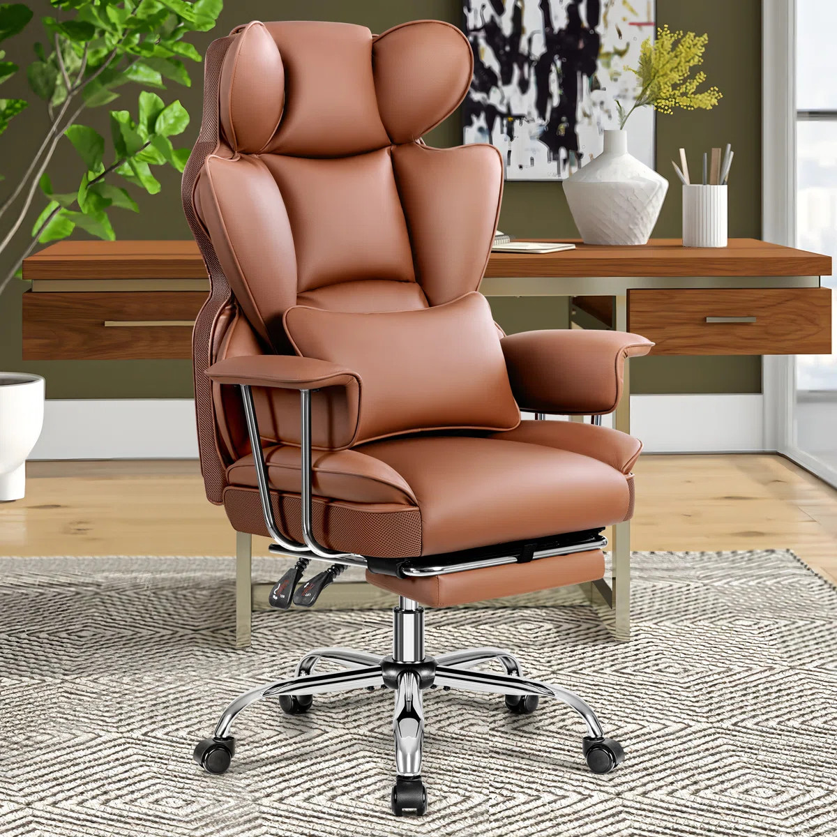Faux Leather Executive Computer Chair | Wayfair North America
