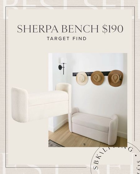HOME \ Target find Sherpa bench!

Decor
Fall
cozy
Entry 

#LTKhome #LTKSeasonal