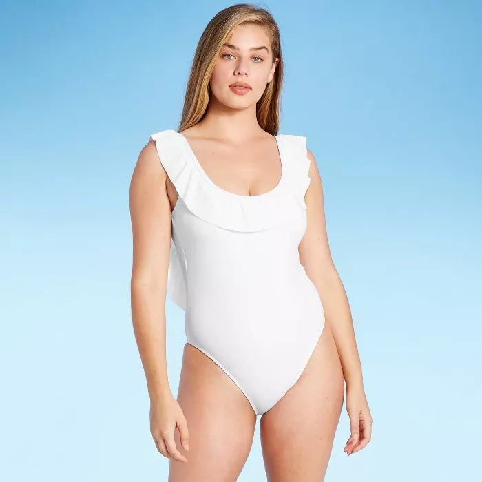 Women's All Over Ruffle One Piece Swimsuit - Shade & Shore™ | Target