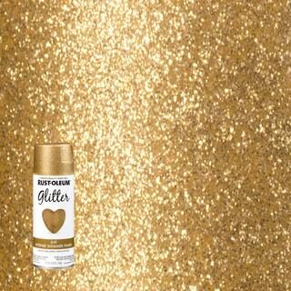 Rust-Oleum Specialty 10.25 oz. Gold Glitter Spray Paint | The Home Depot