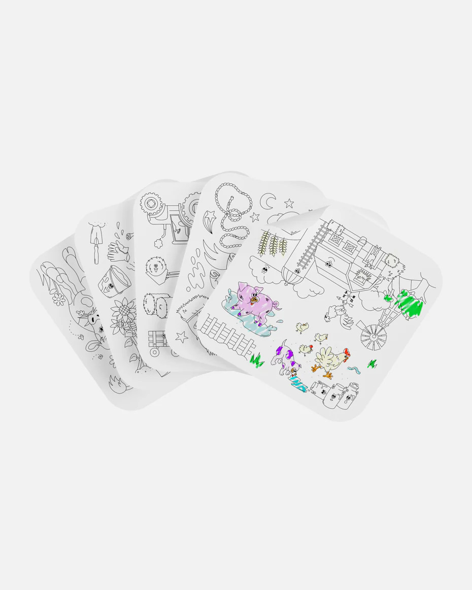 Coloring Sheets | Independent Play | Fits Lalo Play Table | Lalo