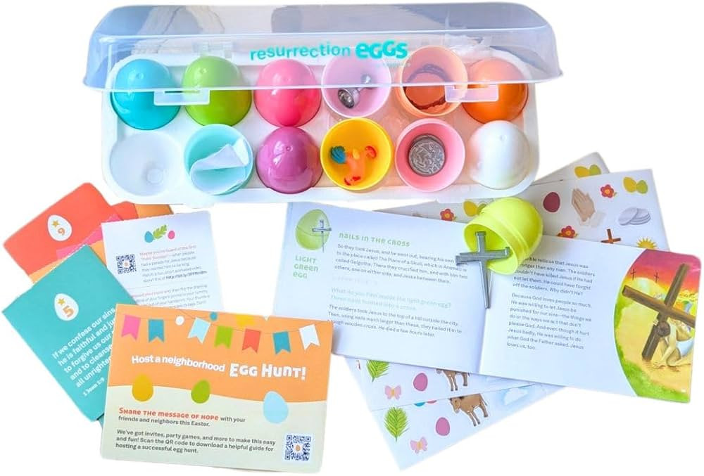 FAMILYLIFE Resurrection Eggs 30th Anniversary Edition – 12 Piece Easter Eggs Set with Booklet &... | Amazon (US)