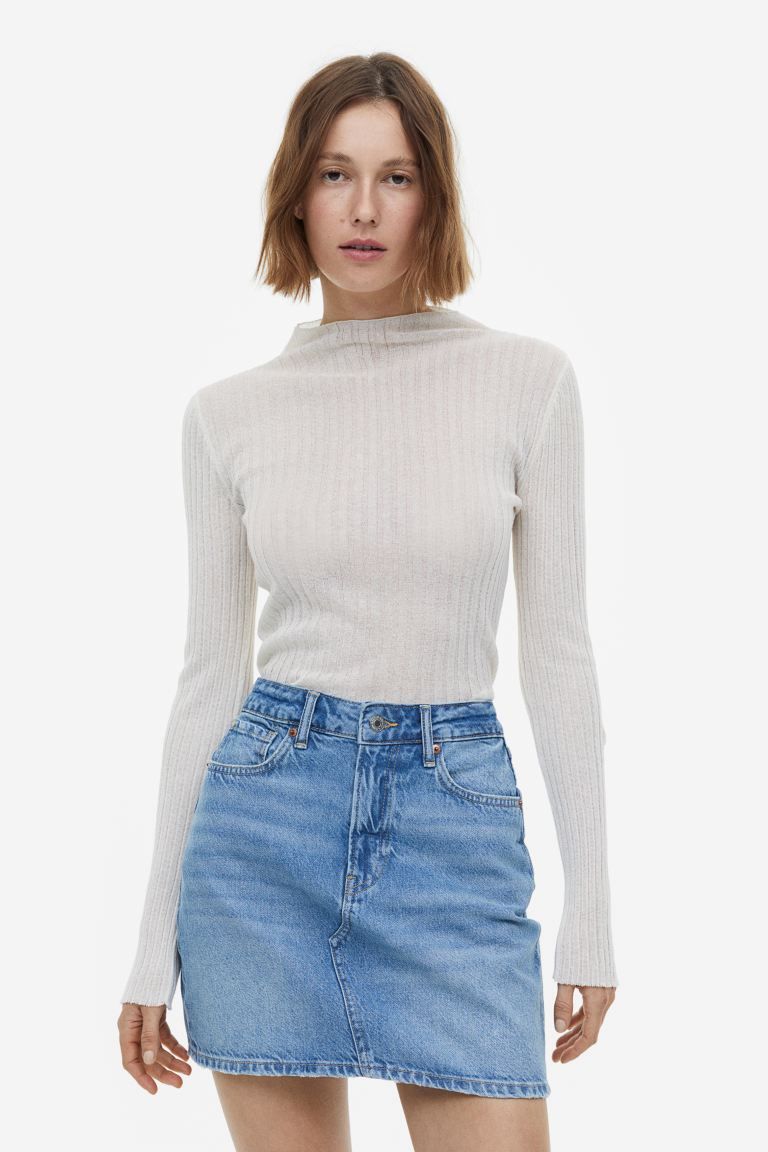 Denim Mini Skirt | H&M (US + CA)