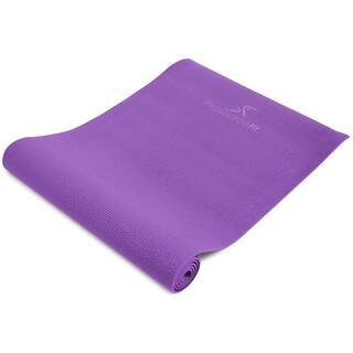 All Purpose Purple 72 in. x 24 in. x 0.25 in. Original Exercise Yoga Mat with Carrying Straps, Non Slip (12 sq. ft.) | The Home Depot
