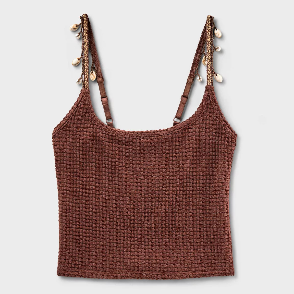 Women's Scoopneck Shell Trim Tank Top - Wild Fable™ | Target