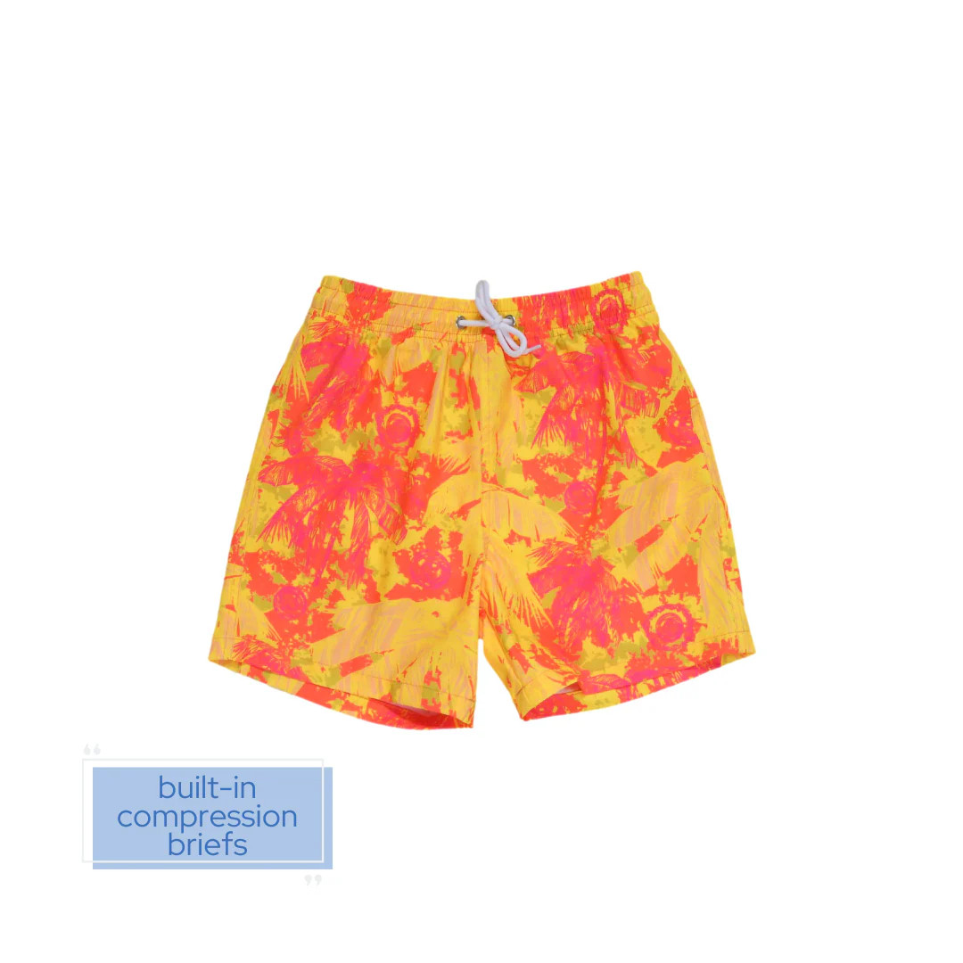 Galactic Moon Youth Trunks | Blueberry Bay Swimwear