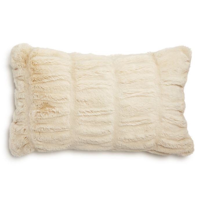 Sculpted Faux Fur Decorative Pillow, 12" x 20" - 100% Exclusive | Bloomingdale's (US)
